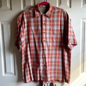 ⚓️HAGAR Cotton Short Sleeve Button Up Shirt - Sz M